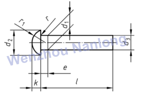 DIN 660 - Round Head Rivets